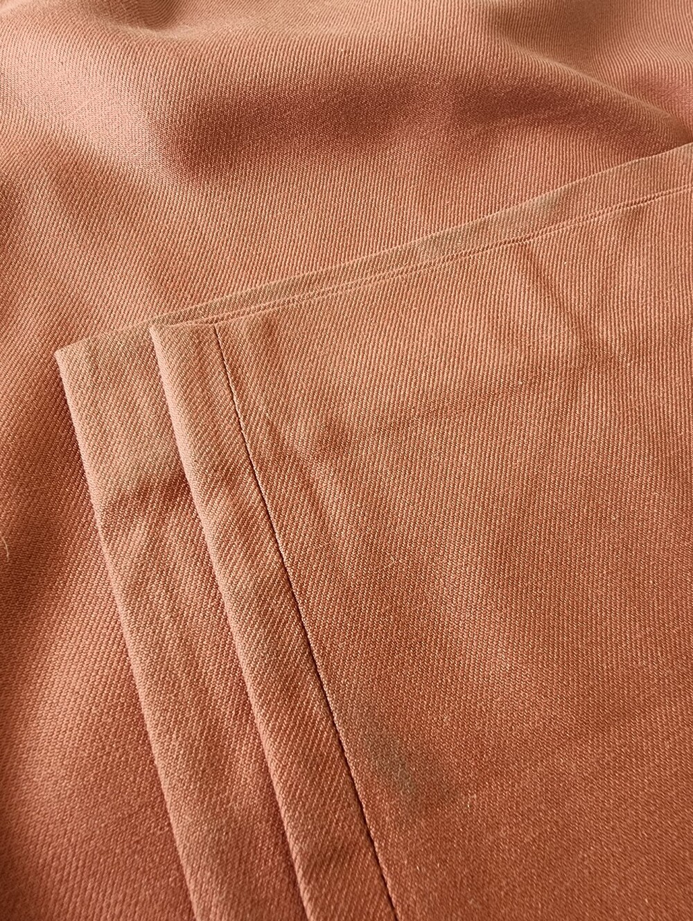 J. Peterman 100% Silk Glamour Pants High Waisted Terracotta Trousers Sz 6 NWOT - Picture 16 of 16